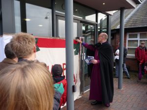 Bishop of Stafford opens the Final window at Christ Church