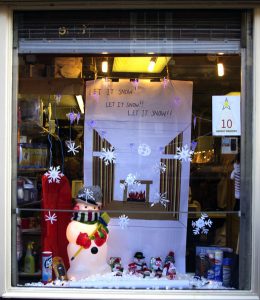 Stone Addvent Windows No. 10 - "Let it Snow" - Bailey's High Street